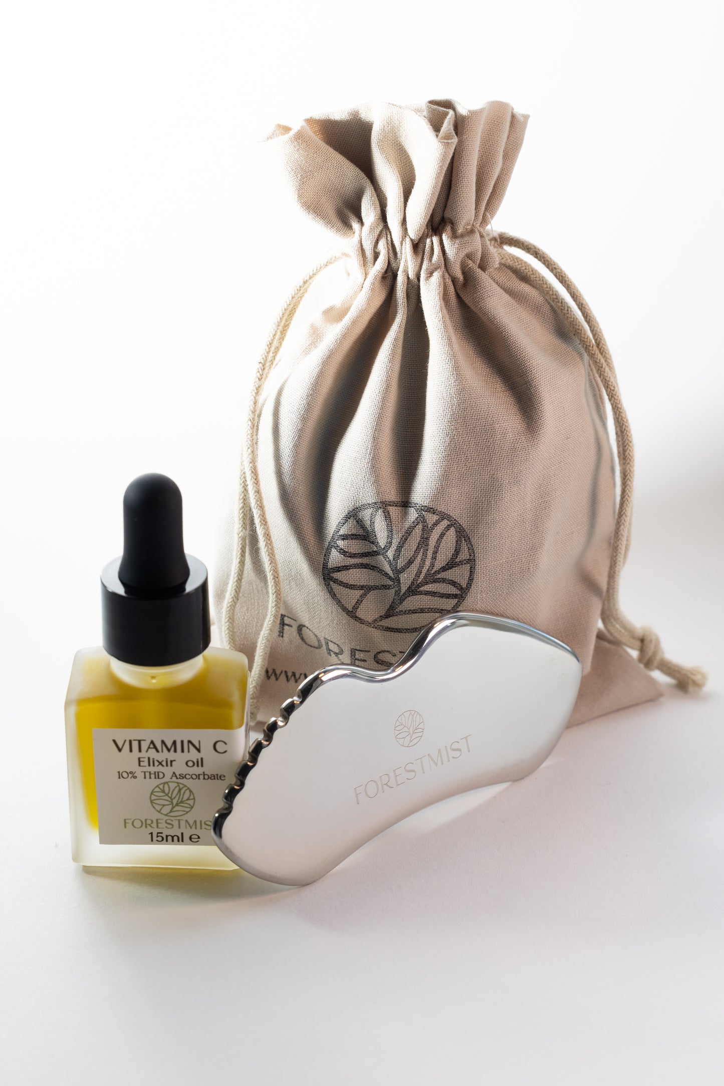 Vitamin C face serum + Guasha